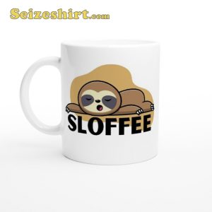 Funny Cute Sloth Ceramic Coffee Mug