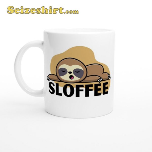 Funny Cute Sloth Ceramic Coffee Mug