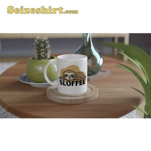 Funny Cute Sloth Ceramic Coffee Mug