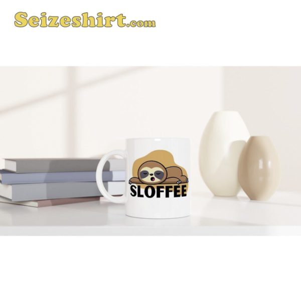 Funny Cute Sloth Ceramic Coffee Mug