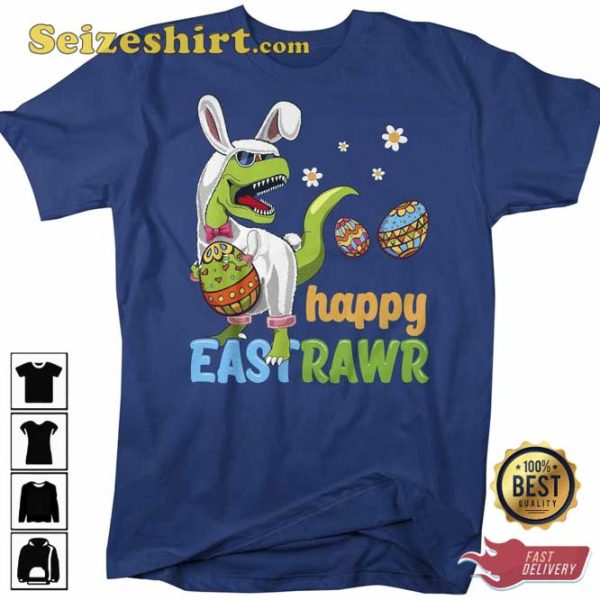 Funny Happy Eastrawr Shirto Bunny Unisex Sweatshirt