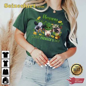 Funny Heifer Happy Saint Patricks Day Shirt