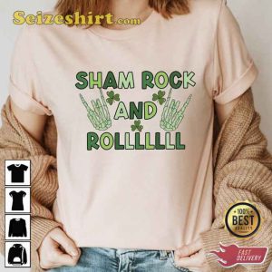 Funny Shamrock And Roll St Patrick's Day Shirt