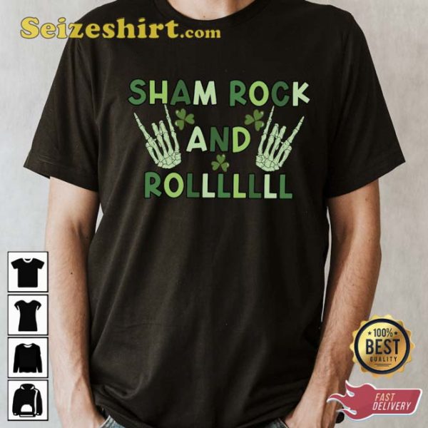 Funny Shamrock And Roll St Patrick’s Day Shirt