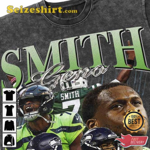 Geno Smith Vintage Washed T-Shirt Gift for Fan