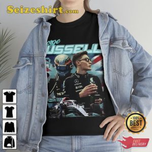 George Russell Mercedes Formula One Racing Shirt