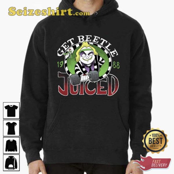 Get Beetle Juiced 1988 Fantasy Beetlejuice Comedy Funny Unisex T-Shirt