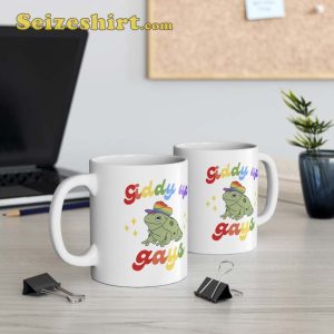 Giddy Up Gays Ceramic Coffee Mug