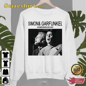 Gift Idea Simon Garfunkel Folk Rock Duo Paul Art Homeward Bound Radio Broadcast Shirt