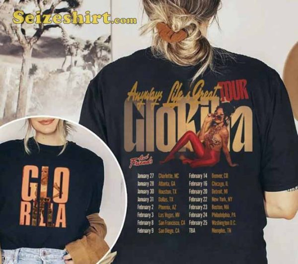 Glorilla North America Tour 2023 T-Shirt