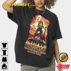 Goat Crew X Stranger Things Metal Vintage T-Shirt