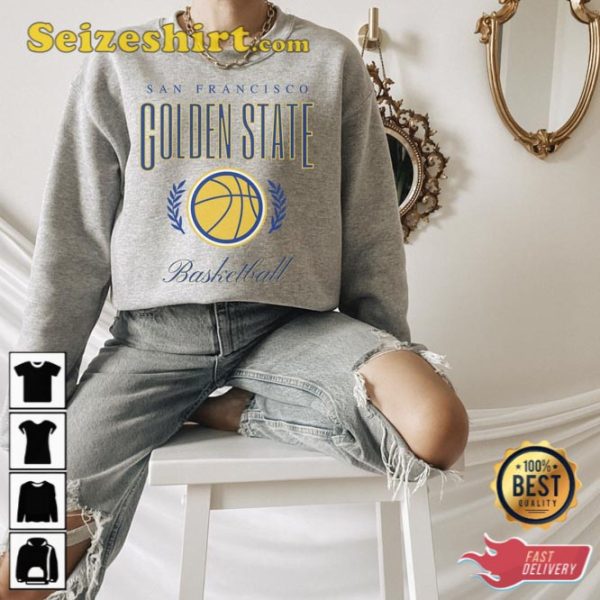 Golden State Basketball Vintage Crewneck Sweatshirt Gift For Fan