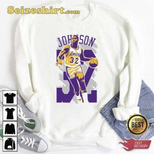 Great Player 32 Magic Johnson Basketball Hoodie