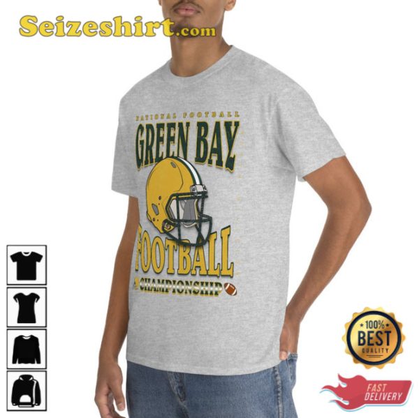 Green Bay Football T-Shirt Wisconsin Cheesehead