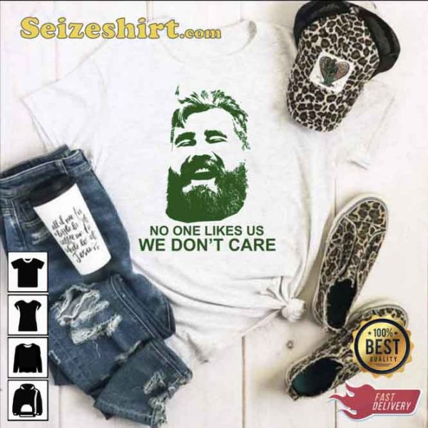 Green Eagles Jason Kelce We Dont Care Unisex Hoodie