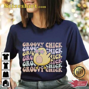 Groovy Chick Easter Bella Canvas T-Shirt