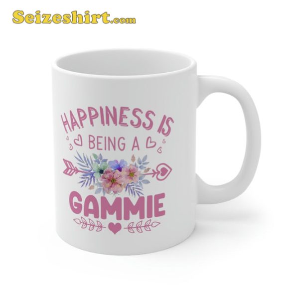 Happiness Is Being A Gammie Mug Funny Grandma Mothers Day