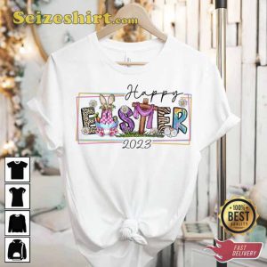 Happy Easter 2023 Easter Eggs Bunny T-Shirt