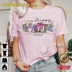 Happy Easter 2023 Easter Eggs Bunny T-Shirt