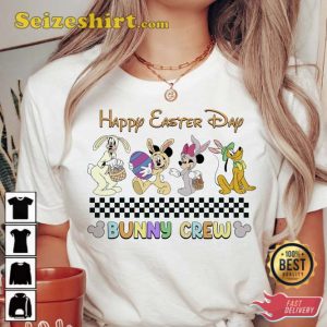 Happy Easter Bunny Crew Shirt Gift For Holiday