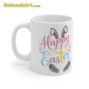 Happy Easter Bunny Rabbit Face Mug