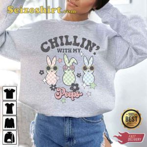 Happy Easter Cool Rabbits Sweatshirt