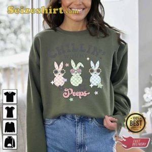 Happy Easter Cool Rabbits Sweatshirt