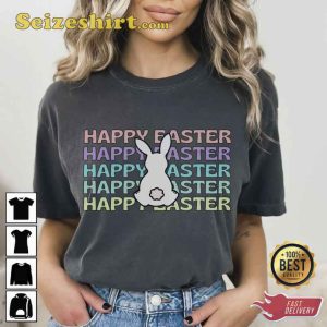 Happy Easter Cute Bunny Shirt