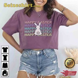 Happy Easter Cute Bunny Shirt