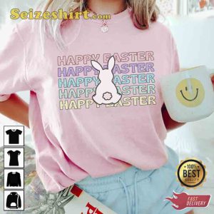 Happy Easter Cute Bunny Shirt