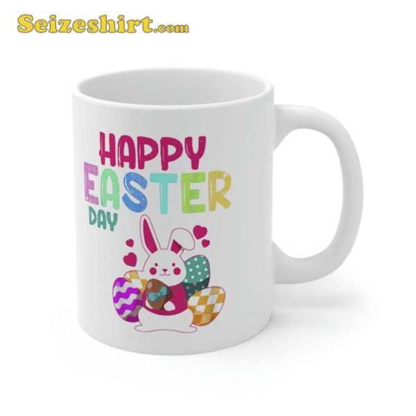 Happy Easter Day Bunny Spring Egg Mug