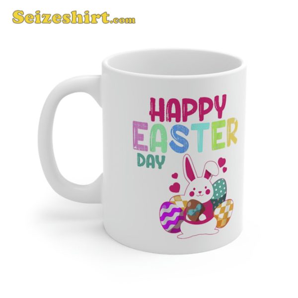 Happy Easter Day Bunny Spring Egg Mug