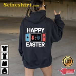 Happy Easter Day Game Boy Hoodie Bunny Lover
