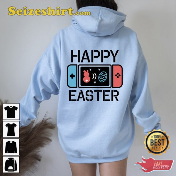 Happy Easter Day Game Boy Hoodie Bunny Lover