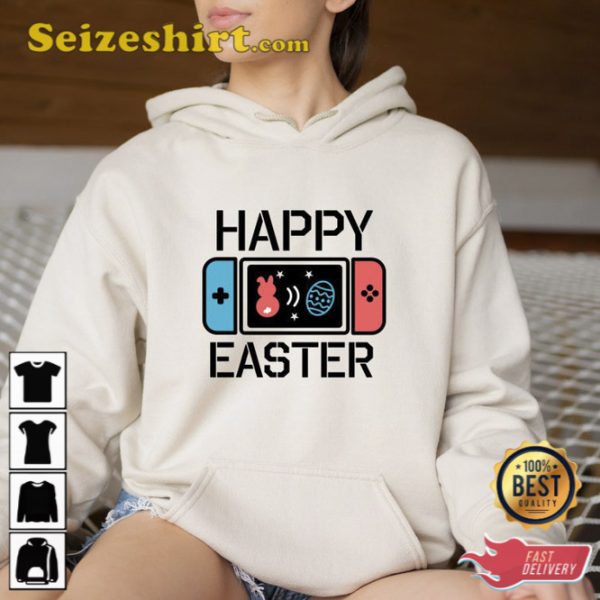 Happy Easter Day Game Boy Hoodie Bunny Lover