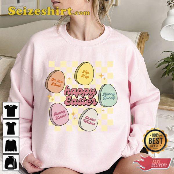 Happy Easter Egg Hunt Sweatshirt Holiday Gift