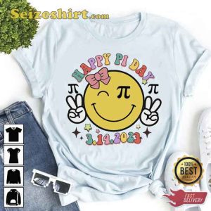 Happy Pi Day Smile Face Tshirt