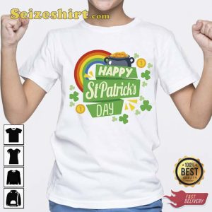 Happy St Patricks Day Rainbow Shirt
