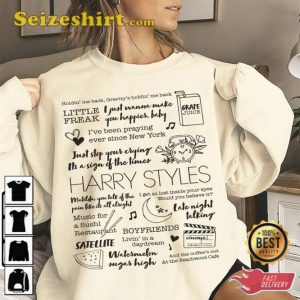 Harry Lyric Album Song Music T-Shirt