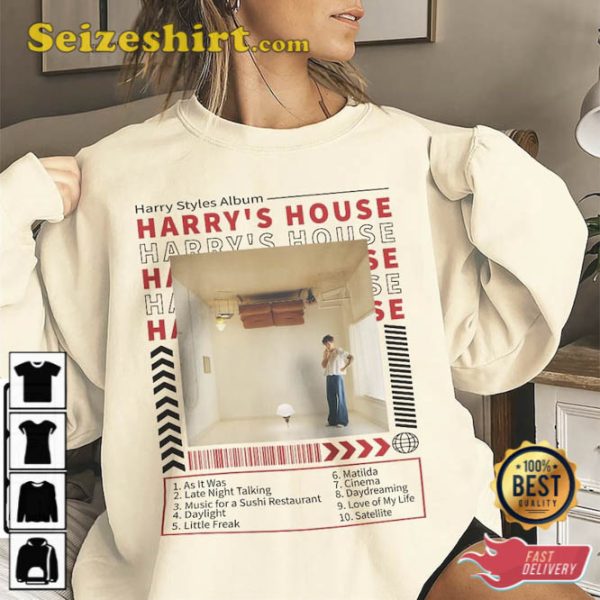 Harry Styles Harrys House Full Tracklist Top Album Billboard Music 2023 Shirt