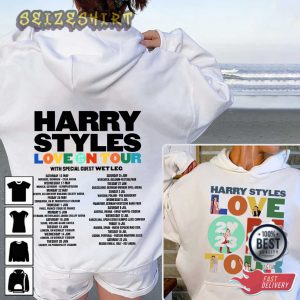 Harry Styles Love On Tour With Special Guest Wet Leg Hoodie