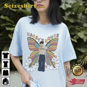 Harry's House Harry Buttefly Flower T-Shirt