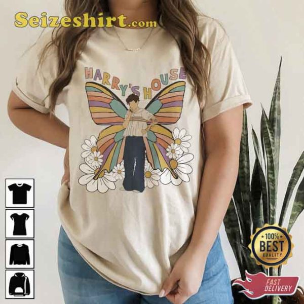 Harry’s House Harry Buttefly Flower T-Shirt