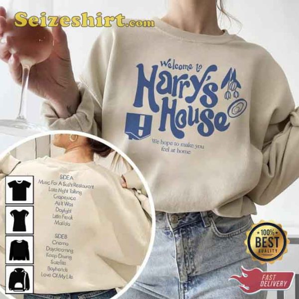 Harry’s House Track List 2 Side Sweatshirts
