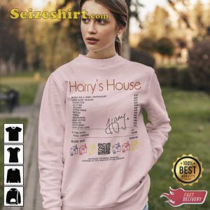 Harry’s House Track List Shirt