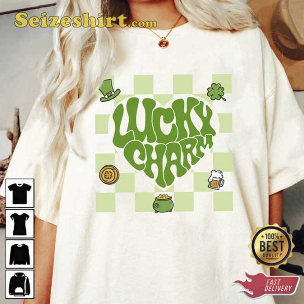 Heart Lucky Charm St Patricks Day T-Shirt