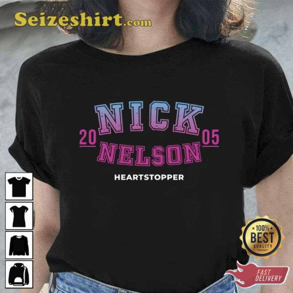 Heartstopper Kit Connor Nick Nelson Ombre Art Unisex T-Shirt