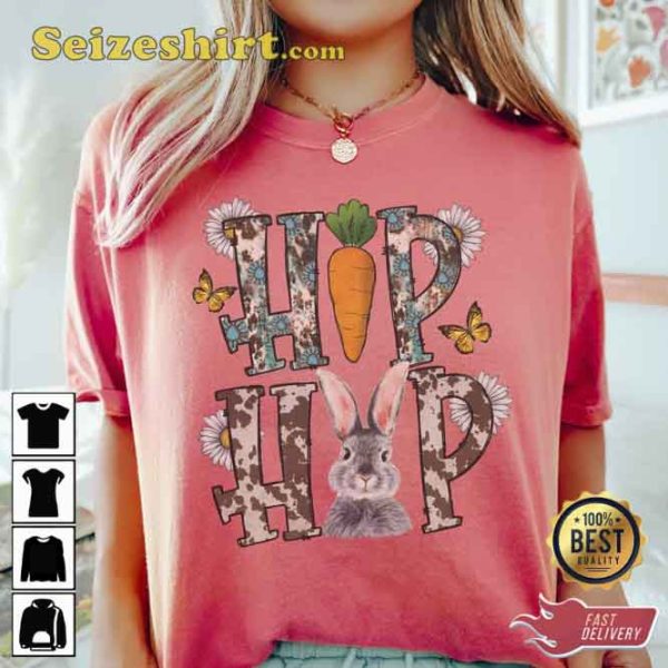 Hip Hop Easter Carrot Bunny Shirt