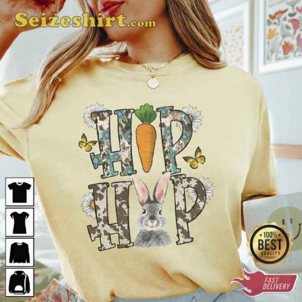 Hip Hop Easter Carrot Bunny Shirt