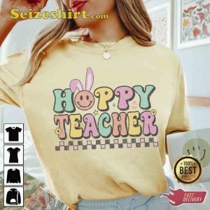 Hoppy Teacher Easter Day Unisex T-Shirt